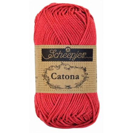 Scheepjes Catona Garn Unicolor 258 - Rosewood Tilbud