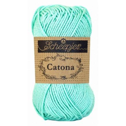 Scheepjes Catona Garn Unicolor 385 Crystalline - Kvalitetsgarn