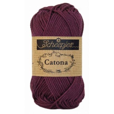 Scheepjes Catona Garn Unicolor 394 - Skygge Lilla Tilbud!