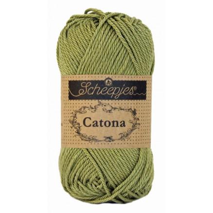 Scheepjes Catona Garn Unicolor 395 Willow – Kvalitetsgarn