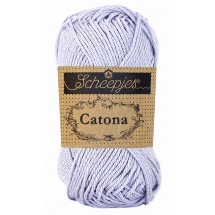 Scheepjes Catona Garn Unicolor 399 - Lilac Mist Tilbud!