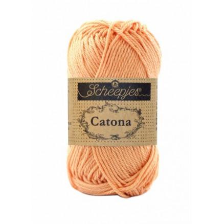 Scheepjes Catona Garn Unicolor 414 - Vintage Peach Tilbud