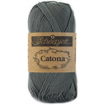 Scheepjes Catona Garn Unicolor 501 - Anthracite Tilbud!