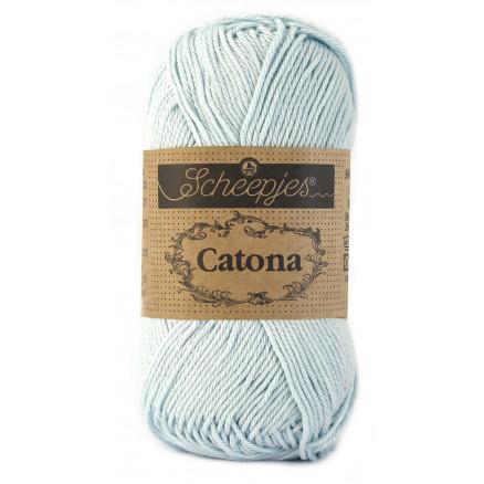 Scheepjes Catona Garn Unicolor 509 - Babyblå Kvalitet