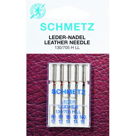 Schmetz Lædernåle til Symaskine - 5 stk.