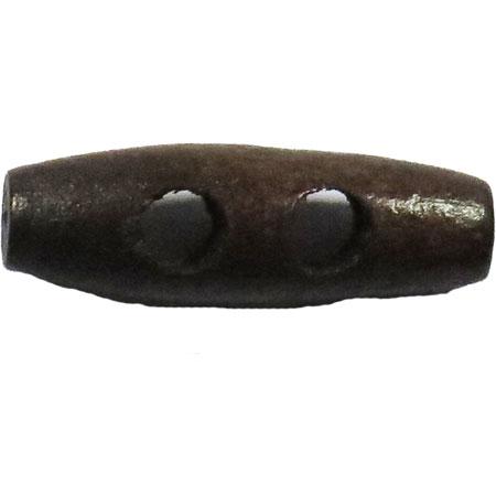 Mørkebrun Træ Duffelcoat Knap 30MM - 18433-30-0000