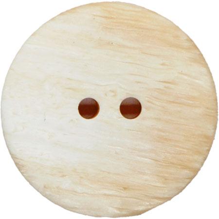 Lys Beige Plast Knap med 2 Hul - 23 mm Rabatt!
