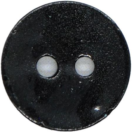 Perlemor Knap 2 Hul 18 mm Sort - Fantastisk Tilbud!