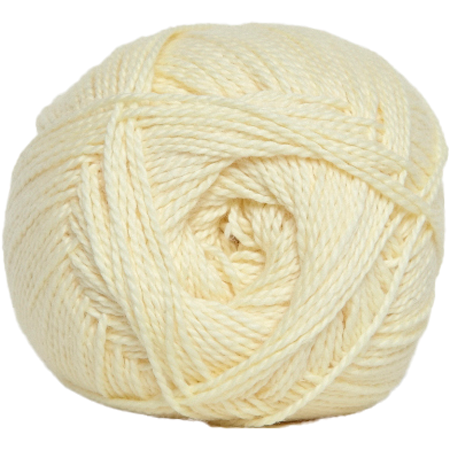 Blød Bomuld 4/2 Nr. 8 fra Hjertegarn - Sart Gul 330m