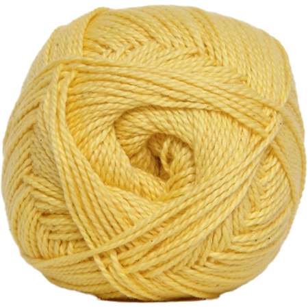 Blød Bomuld 4/2 Nr. 8 fra Hjertegarn - Bleg Gul tilbud!