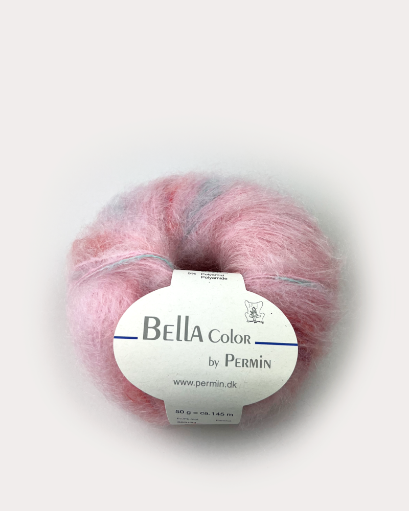 Bella Permin Mohairgarn - Sart Rosa 883184 - Eksklusivt!
