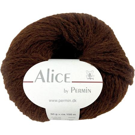 Alice Permin - Alpaca Uldgarn - Farve 42 Brun