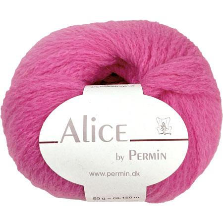 Alice Permin - Alpaca Uldgarn - Farve 45 Hot Pink
