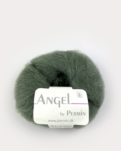 Angel by Permin - Garn i Army - 92, Blødt og Elegant