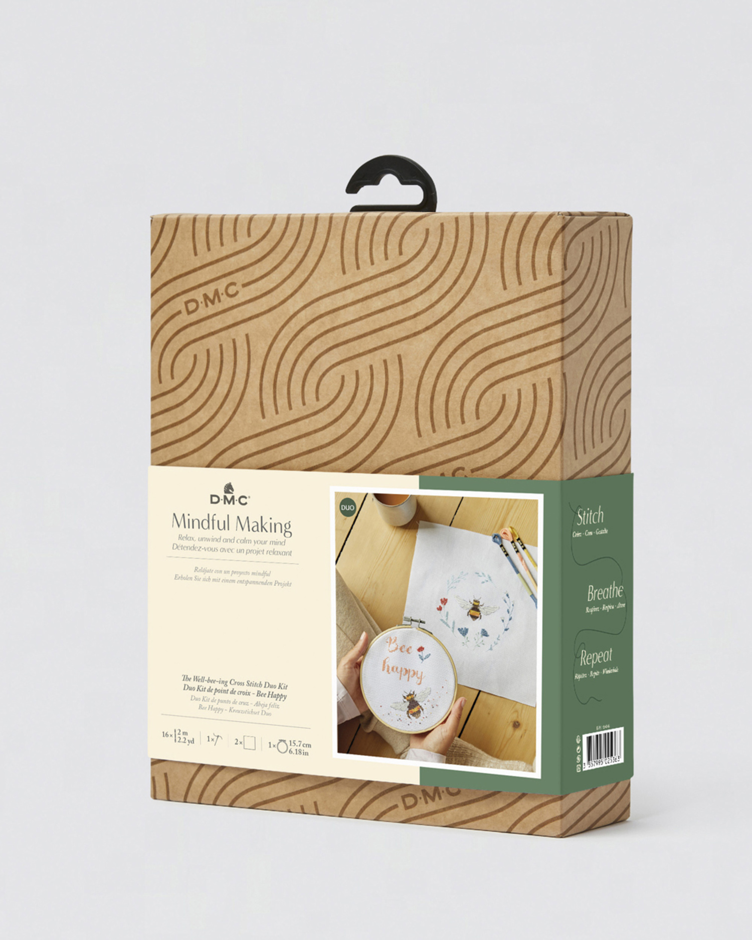 DMC Mindful Making Broderi Kit - Bee Happy (BK 1966)
