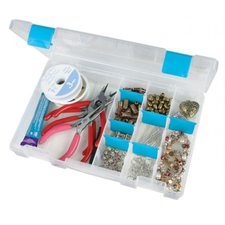 ArtBin Plastboks til Knapper - Transparent Opbevaring 27x18cm