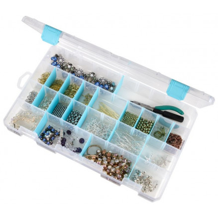 ArtBin Opbevaringsboks til Knapper - Transparent 36x23x5cm