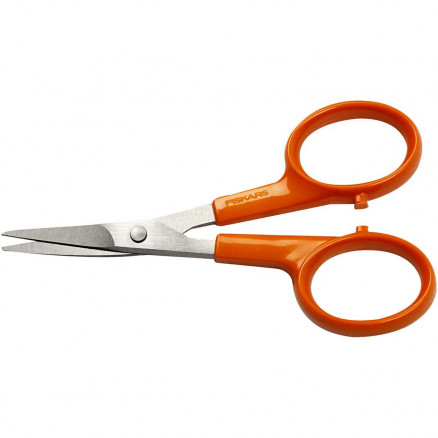 Klassisk Fiskars Præcisionssaks med Kurvet Spids - 10 cm