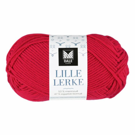 Dale Garn Lille Lerke 4018 Rød - Eksklusivt Garntilbud