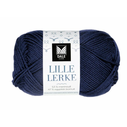 Dale Garn Lille Lerke 5563 Marine - Blødt og Eksklusivt Garn