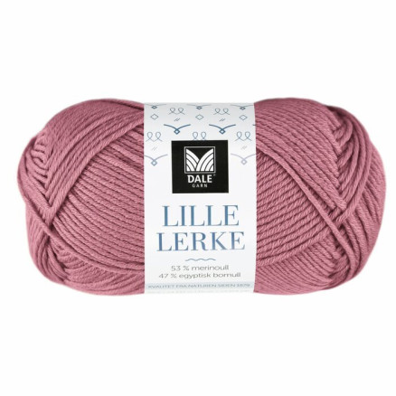 Dale Garn Lille Lerke 8104 - Blødt Garn i Gammelrosa