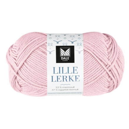 Dale Garn Lille Lerke 8121 - Blødt garn i dus rosa