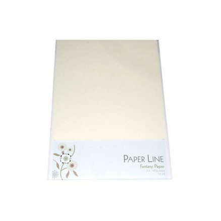 Fantasy Karton Creme A4 180g - 10 Stk til Kreativ DIY
