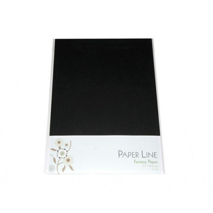 Fantasy Karton A4 180g Sort - 10 Stk til Kreativ DIY