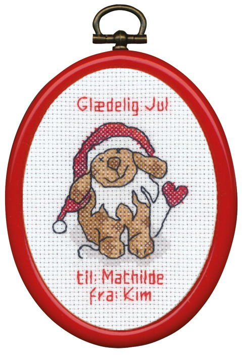 Broderi Kit - Nisse Hund fra by Permin