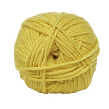 Hjertegarn Extrafine Merino 120 - 7441 Gul Garn