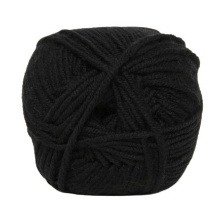 Hjertegarn Extrafine Merino 150 Garn - Sort 500 g