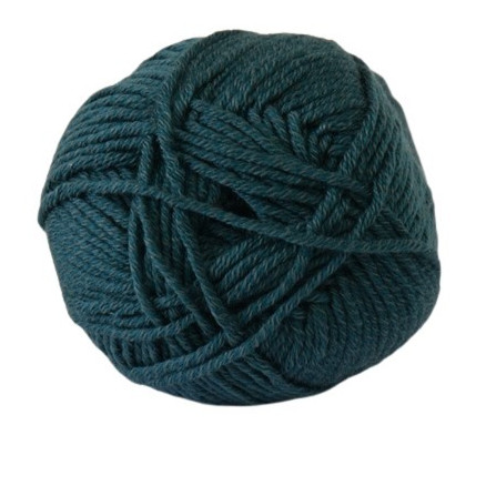 Hjertegarn Merino Cotton 4820 - Mørk Blågrøn Garn