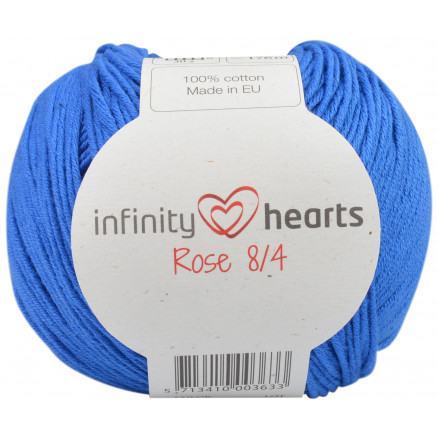 Infinity Hearts Rose 8/4 Garn Unicolor 101 - Koboltblå
