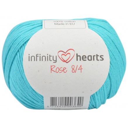 Infinity Hearts Rose 8/4 Garn - Lys Turkis Kvalitet