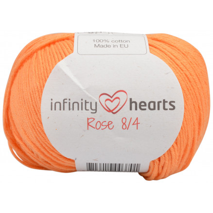 Infinity Hearts Rose 8/4 Garn - Lys Orange 192 på tilbud!