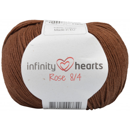Infinity Hearts Rose 8/4 Garn Unicolor 228 Mørkebrun Tilbud
