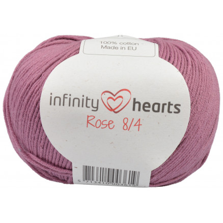 Infinity Hearts Rose 8/4 Garn Unicolor 78 - Mørk Gammelrosa