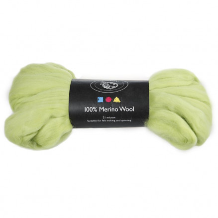 Karteflor Merino Uld Lime 21my 100g - Håndarbejde tilbud