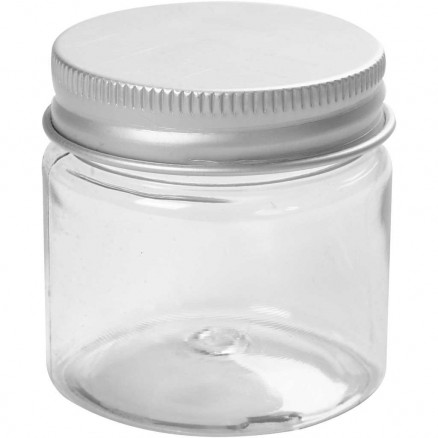 Plastdåser med låg 50ml – 10 stk til opbevaring!