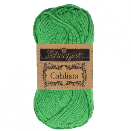 Scheepjes Cahlista Garn Unicolor 515 Emerald - Udsalg!