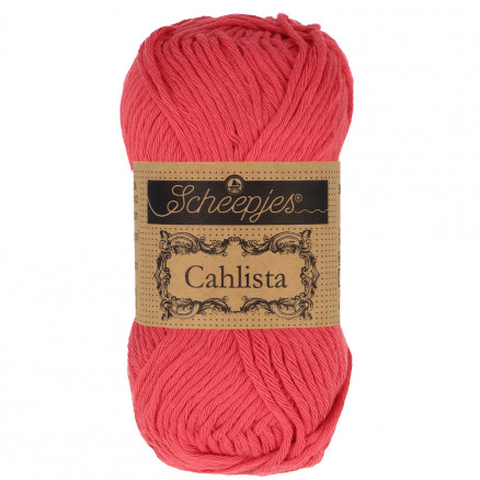 Scheepjes Cahlista Garn Unicolor 516 Candy Apple