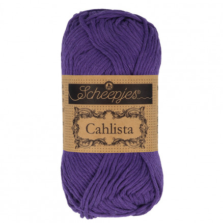 Scheepjes Cahlista Garn Unicolor 521 Dyb Lilla