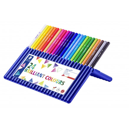 Staedtler Ergosoft Farveblyanter - 24 Ass. Farver