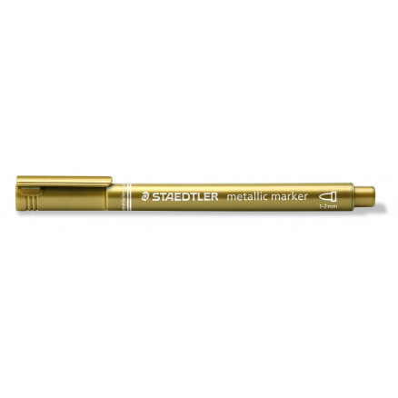 Staedtler Metallic Marker i Guld - 1-2mm Tusche