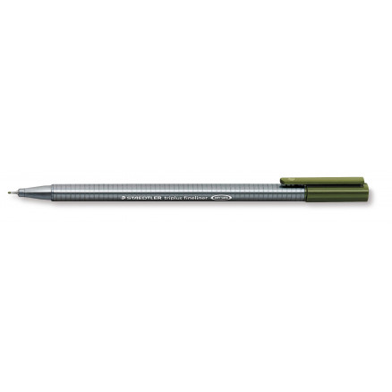 Staedtler Triplus Fineliner Tusch Oliven Grøn 0,3mm - 1 stk