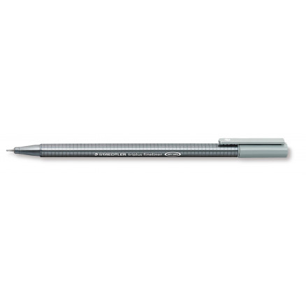 Staedtler Triplus Fineliner Tusche Sølv Grå 0,3mm - 1 stk