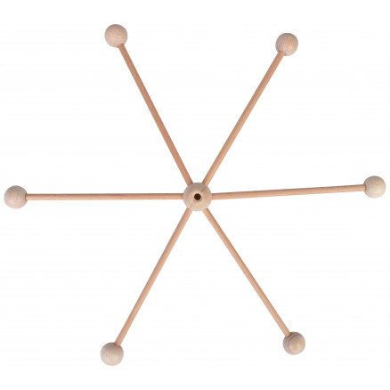 Træ Uro til Ophæng i Natur Ø 30cm - Kreativ DIY Mulighed