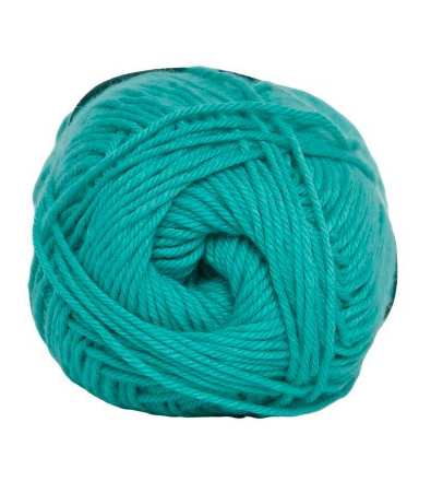 Cotton Nr. 8 - Stærk Blågrøn, 50 g fra Niah Design