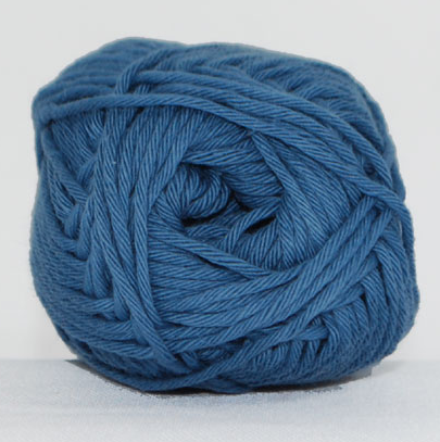Cotton 8/8 Garn i Jeansblå - 50 g fra Niah Design
