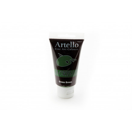 Artello Akrylmaling Græsgrøn 75ml - Hurtig Tørrende Farve